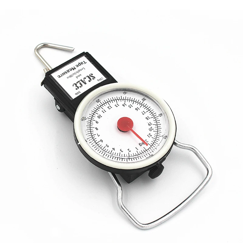 22kg/50lb Fishing Scale Electronic Hanging Luggage Scale With Tape