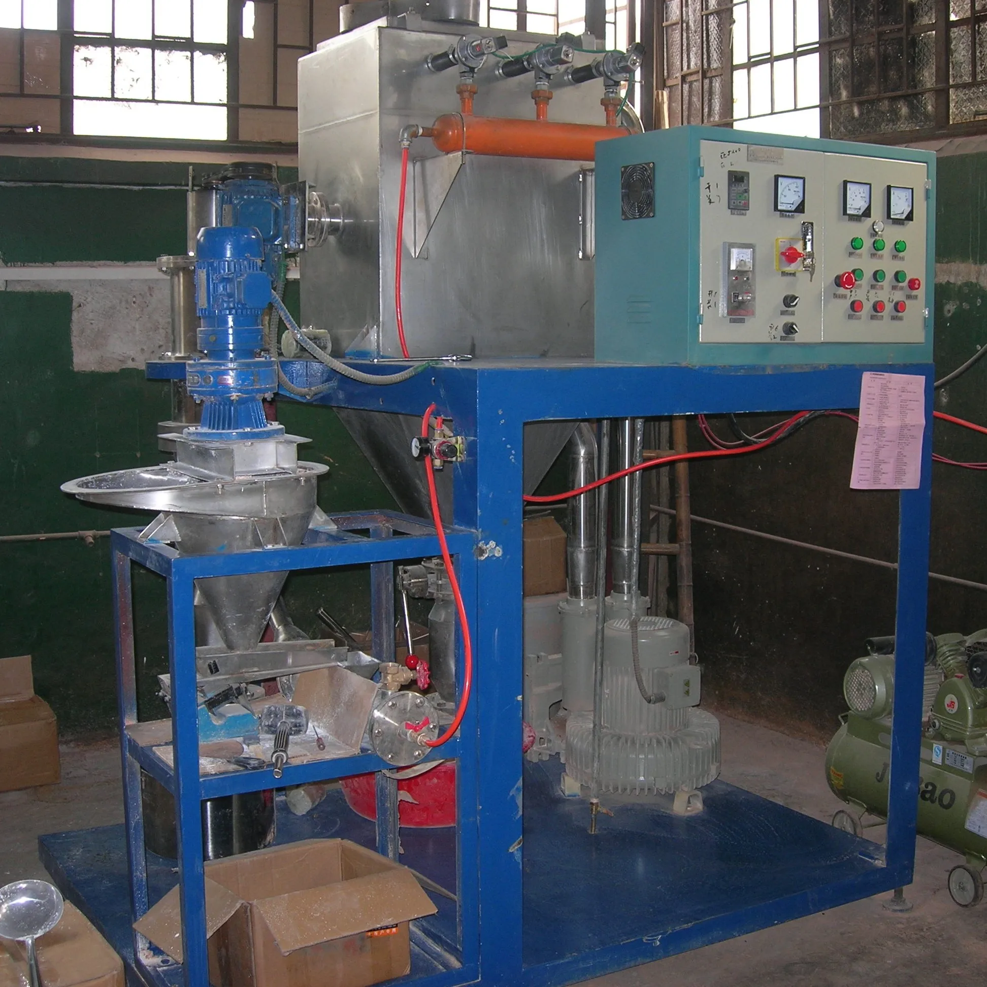 Energy Saving Industrial Pharmaceutical Lab Fluidized Bed Air Jet Mill
