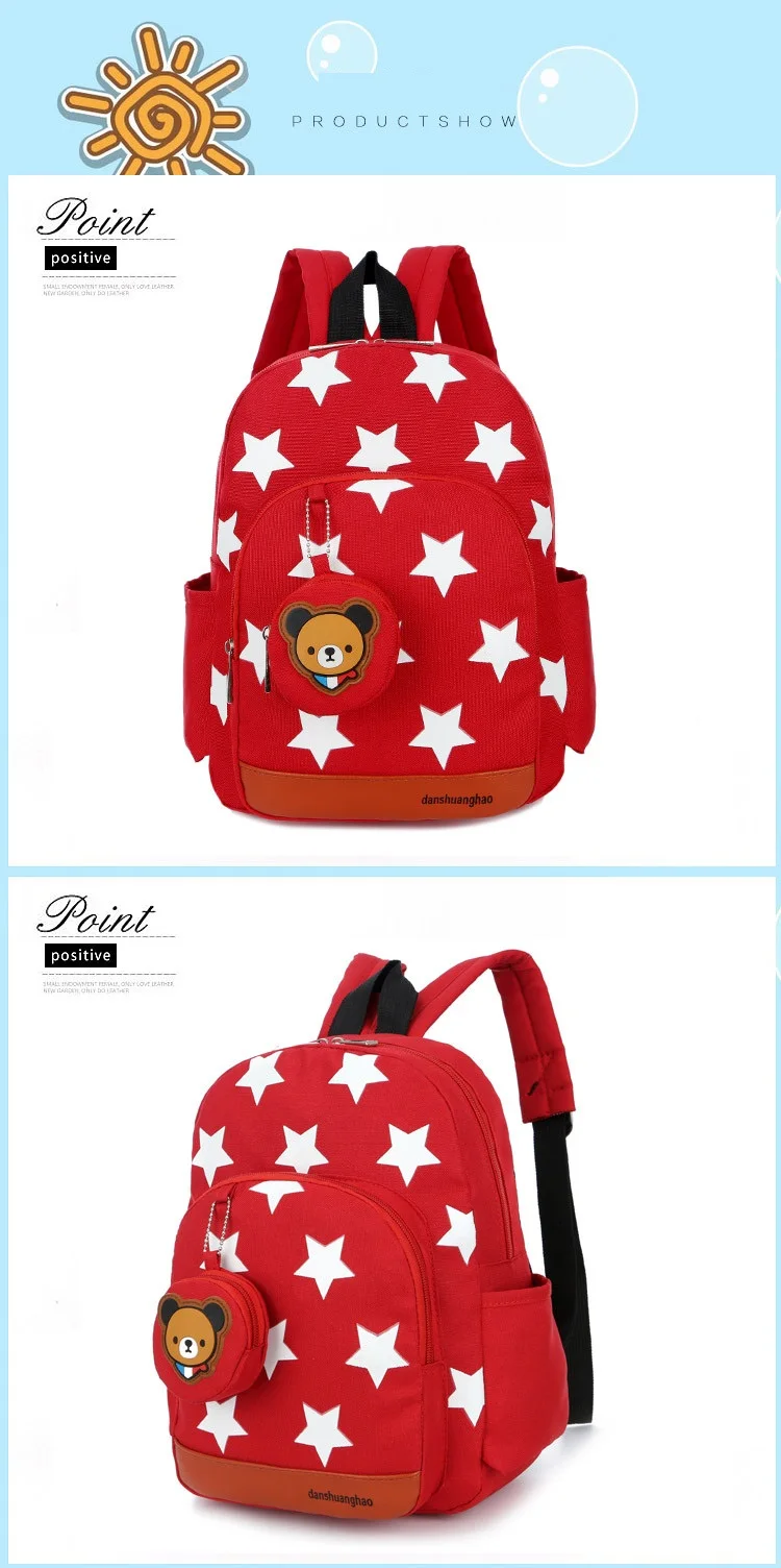 custom cartoon kids backpack high-capacity school backpack for period children boys and girls