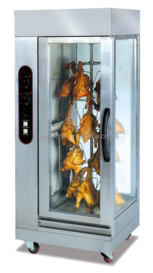 Wholesale Commercial 16pcs Gas Electric Chicken Grill  Whole Chicken Machine Rotisserie Oven Rotation Price