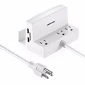 New Arrival Poweradd Deskstop 2 USB Port 3 Outlet Surge Protectors Lightningproof Charger Power Strip For