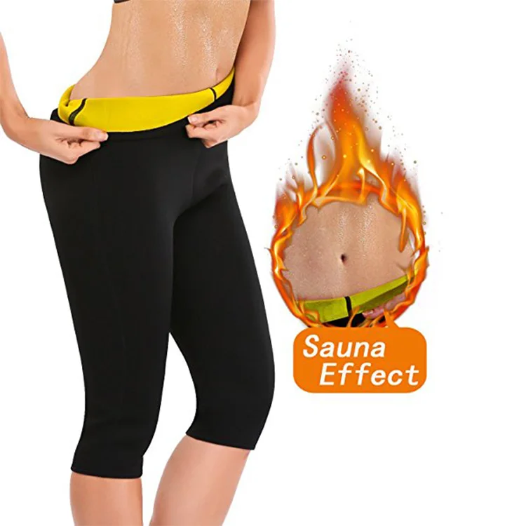 Women Slimming Sweat Pants Weight Loss Neoprene Thermo Workout Body ...