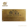 high quality brass plate etching escutcheon with etching for furniture door