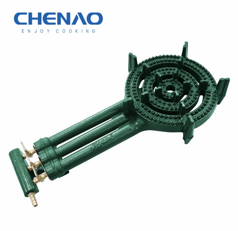 De Servicio Pesado De Hierro Fundido Dos Anillo Quemador De Gas/cocina