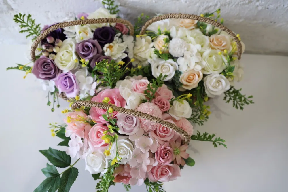 Artificial Flower Factory Ivory White Soap Flower Hydrangea Rose Birthday Gifts Real Looking Flower With Wicker Basket Buy Soap Flowers With Wicker Basket Artificial Flowers With Wicker Basket Artificial Flowers With Basket Product