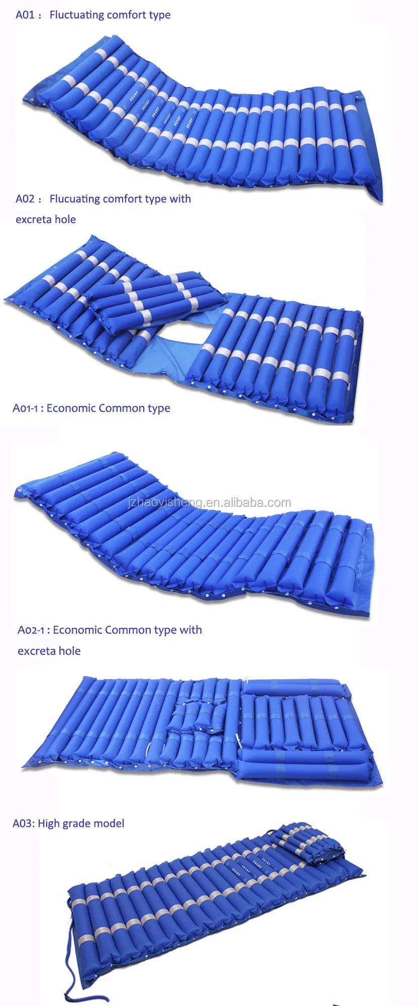 Custom Wholesale New Products Inflatable Anti Bedsore Medical Air Mattress With Pump And With