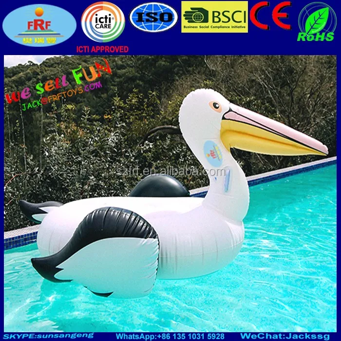 inflatable pelican pool toy