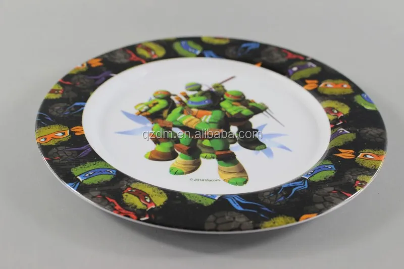 Custom Print 8" Melamine Dinner Plate for Boys