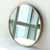 6mm round red clear shelf security mirror glass brass design for decorative