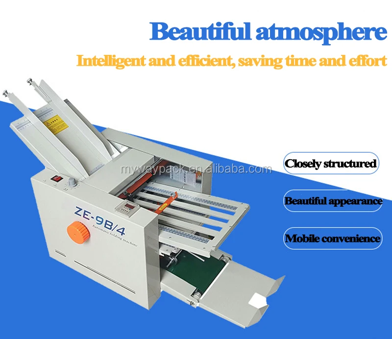 manual automatic used cross fold  paper folding machine.JPG