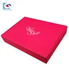 Pink color corrugated woman jackets packaging shipping box