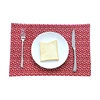 2018 Hot selling cotton floral pattern placemat reversible using table mat