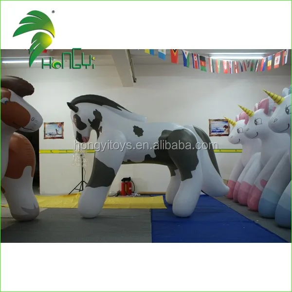 Hot Sale Giant Inflatable Horse For Advertising,Wonderful Black