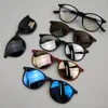 with hook 1 frame retro myopic 5 different polarized lens classical Magnetic sunglass
