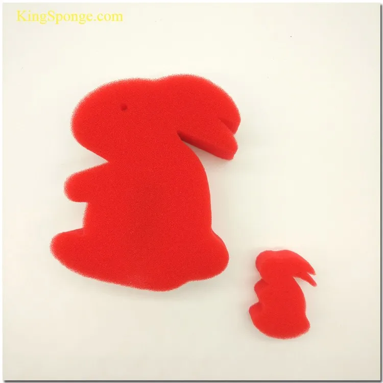 red sponge big and little rabbit