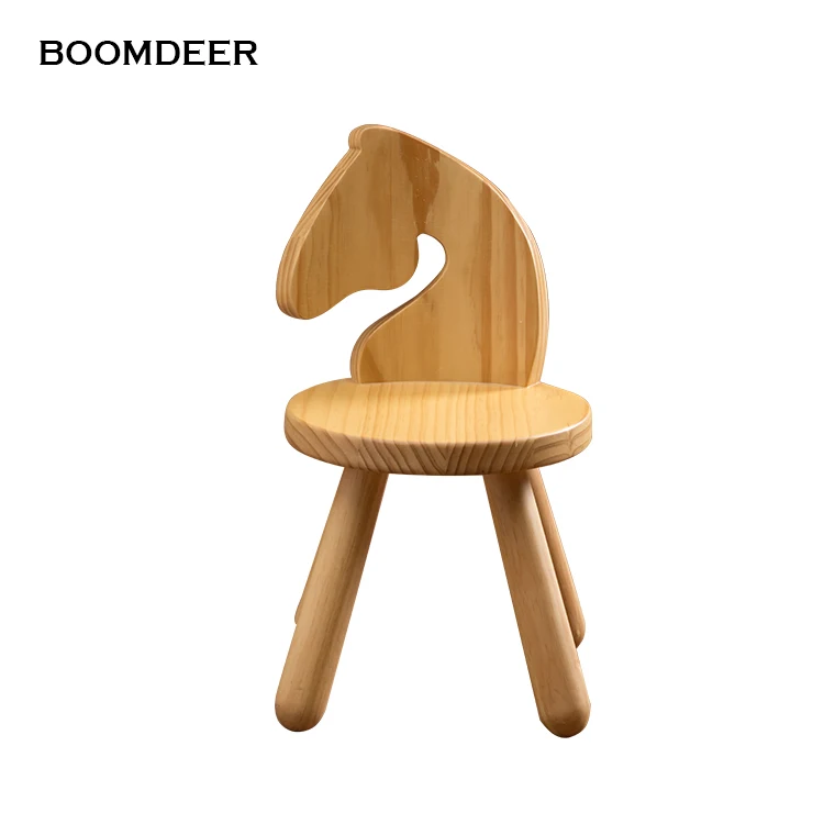 product-BoomDear Wood-Home goods kids natural wood children furniture baby wooden cartoon animal din-2