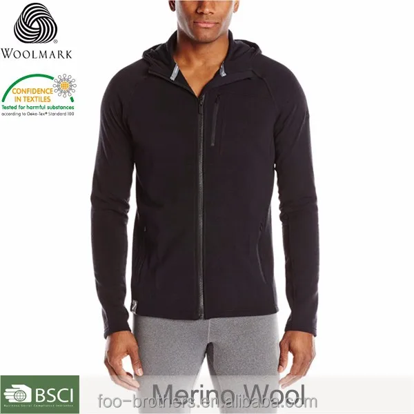 100 wool hoodie mens