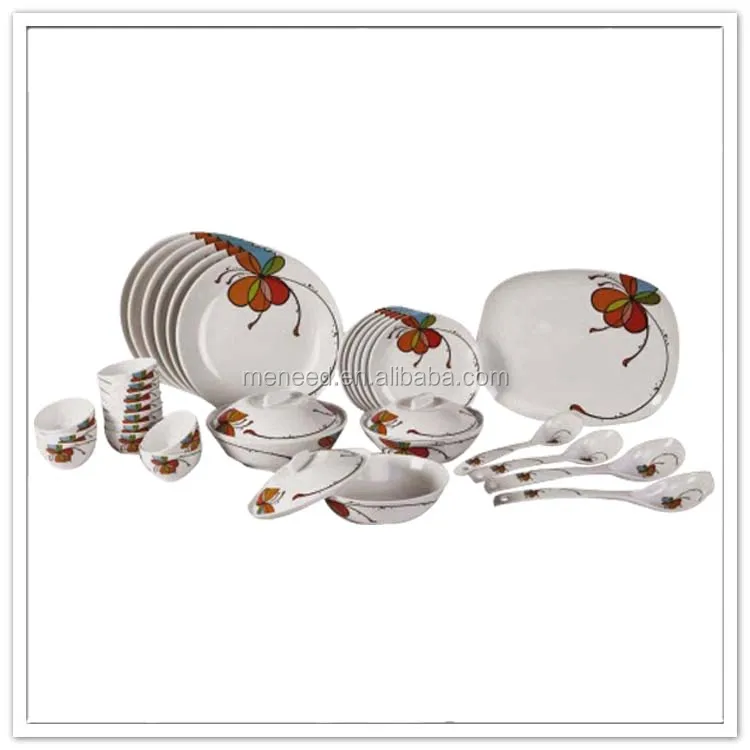 Wholesale Cheap Melamine India Dinnerware 61pcs For 10persons Buy