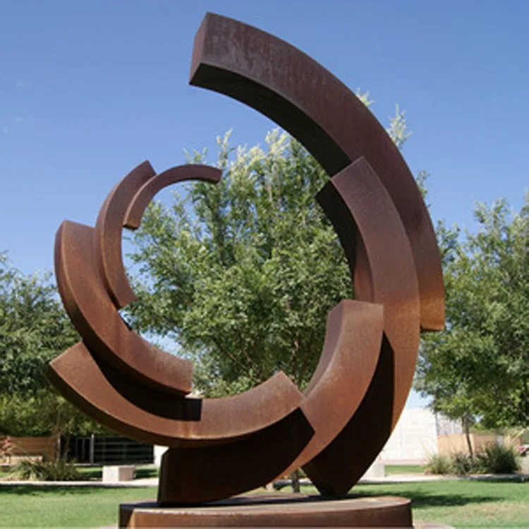 ASTM A36 A572 Bahçe Corten Çelik Heykel