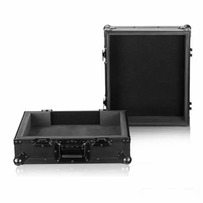Black Hard Flight Case Dj Turntable Case For Technics 1200 / 1210