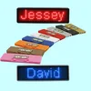 S1155 Multi-Color Programmable Scrolling LED Name Badge Tag