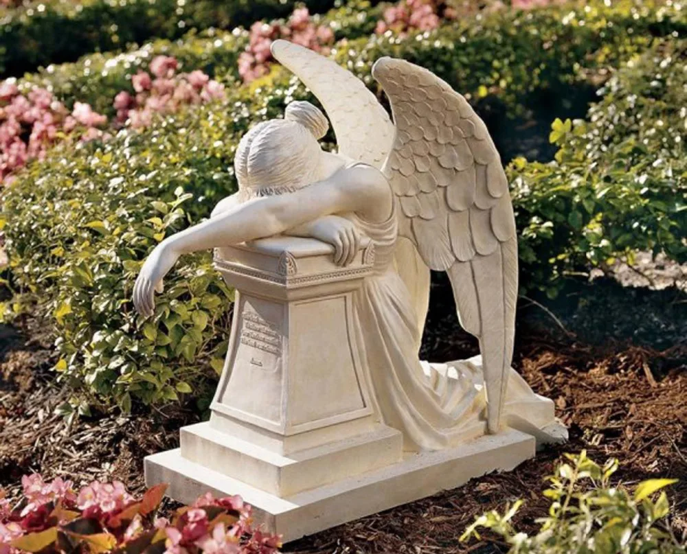 Granite Cemetery Life Size Angel Statue Headstone Prices Buy Headstone With Angel Wings