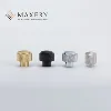 Special Design Solid Brass Cabinet Handle Knob Custom Made Knurled Knob