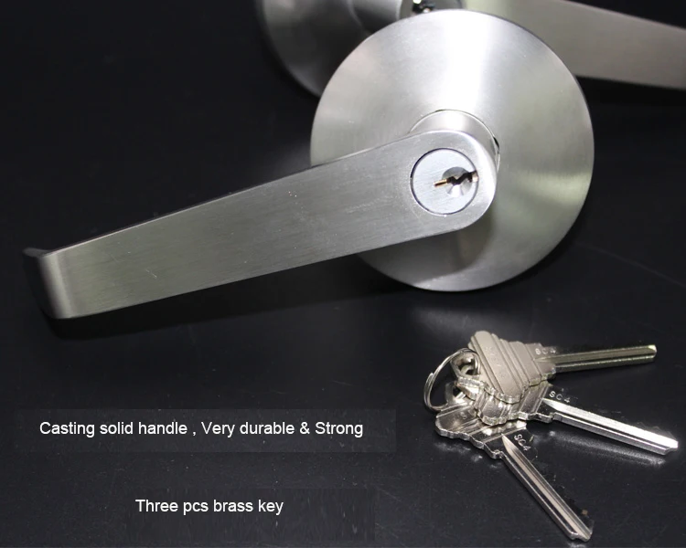 Double Pack Or Single Action Panic Bar Lever Handle Outside Trim For