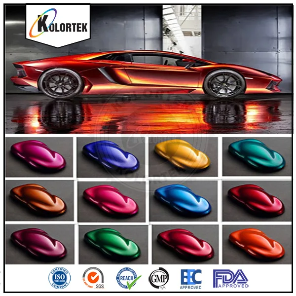 Kolortek Glitter Pearlescent Pigment Used For Paint,Candy Pigment Car