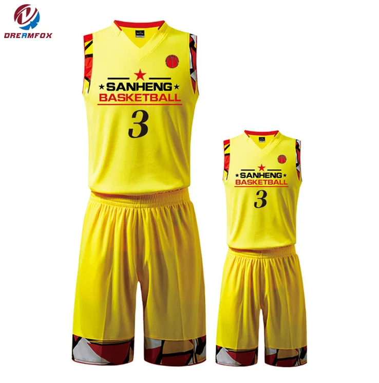 yellow black jersey basketball