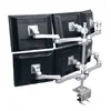 1 to 6 multiple monitor stand flexible using