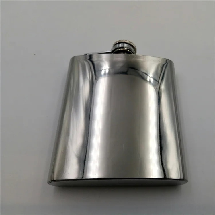 Mirror hip flask 6oz 8oz