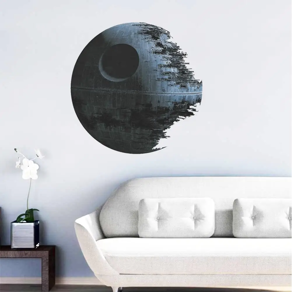 ultimately weapon Death Star wall stickers movie fans home decor zooyoo1441 kids wall decal mural art