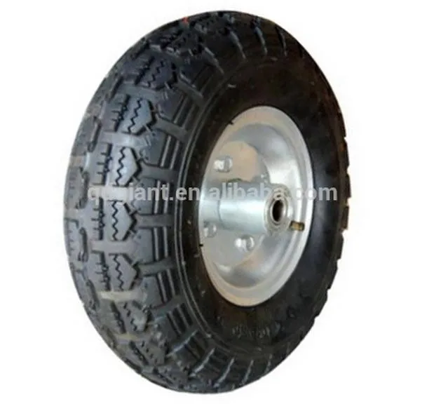 China high quality 3.50-4 pneumatic rubber wheel