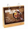Wooden Restaurant Menu Holder Sign Holder Table Tent Signs ,Table Card Holders Wood Calendar Pedestal Display Stand