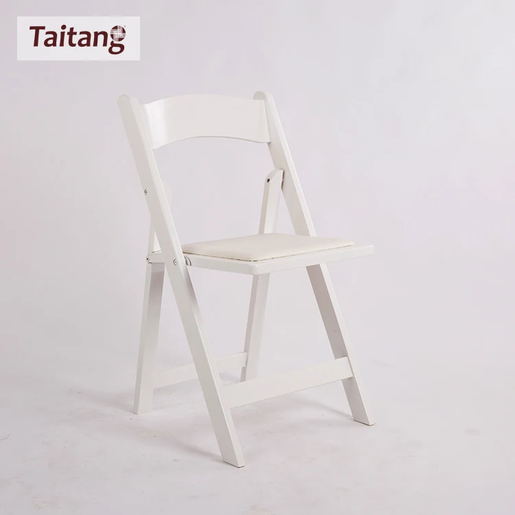 Best Price Folding Padded Seat Wood White Wimbledon Chair Buy Folding Wood Chair Wimbledon Chair Wood Folding Chair With Padded Seat Product On Alibaba Com