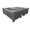 PP plastic 18L white lady sanitary pad disposal bin pedal flower planter bin