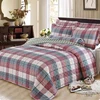 Factory Price Cotton Quilt Bedspread Patchwork, Plaid Chinese Bedspread