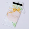 [LJ] microfiber product vendor logo design custom wholesale phone pouch