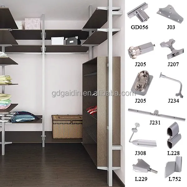 Long Connector Shelf Frame Erp System No Side Panel Pole System