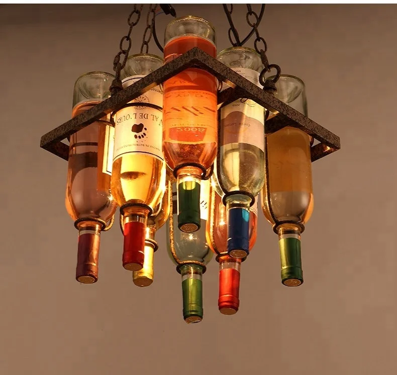 светильники в виде бутылок