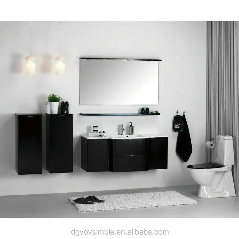 Noro Sweden Glossy White Wall Hung Bathroom Cabinet Set Noro Sweden Glossy White Wall Hung Bathroom Cabinet Set Mirror Bath Vanity