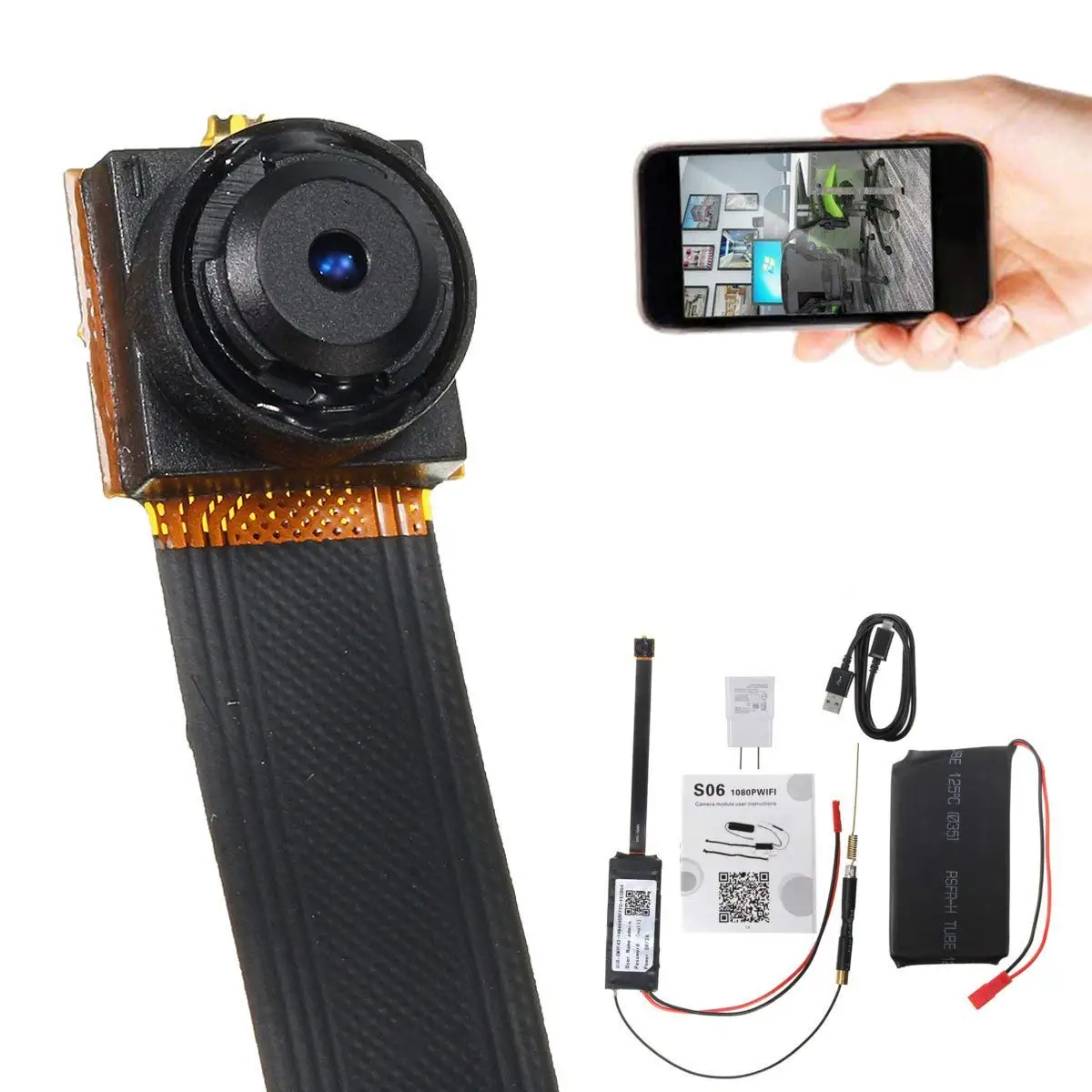 mini spy camera with audio and video recording
