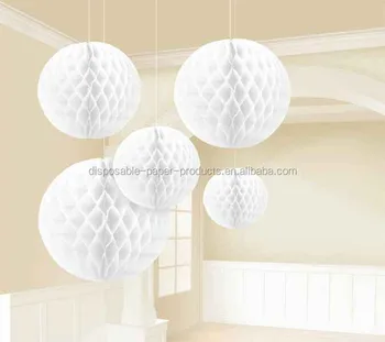 New 2015 Honeycomb Balls Decor Ideas White Honeycomb Balls Tissue