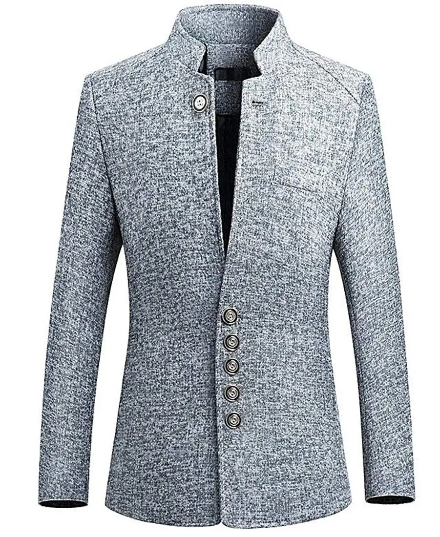 KDHJJOLY New Mens Formal Grid Button-down Long Sleeve Shirts