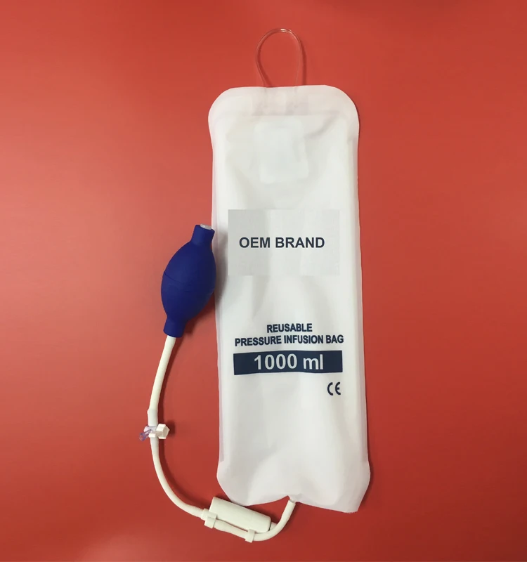High Pressure Manometer Reusable Pressure Infusion Bag 1000ml,Medical