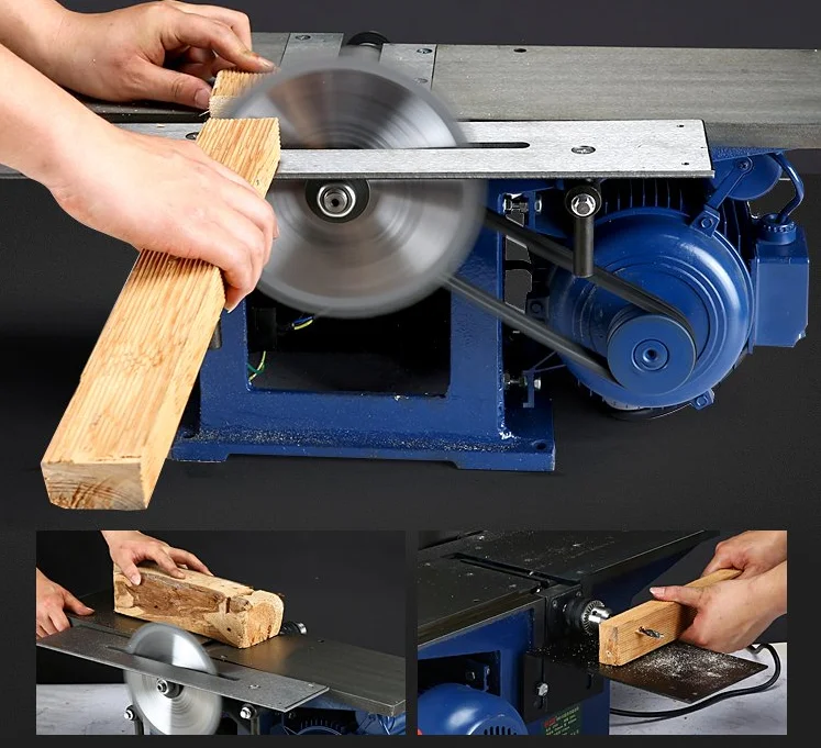 Portable Mini Wood Planer Machine With Mortise,Jointer Planer