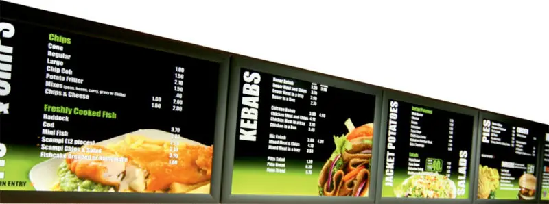 New Led Menu Board/menu Light Box/restaurant Light Box Signs - Buy Led ...