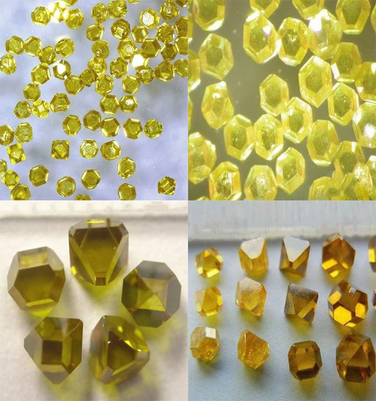 Hot Sale Single Crystal Yellow Diamond Rough Industrial Diamonds Buy