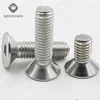 China manufacture customized carbon steel Zinc-plated m3 hex screw with nylok thread locking patch
